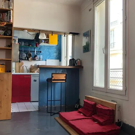 Apartment Bright Studio - View Of Rooftops Paris